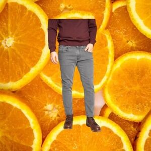 Under 5'10"‎ (U-510) Bruce Gray Slub Jeans Size 30/25